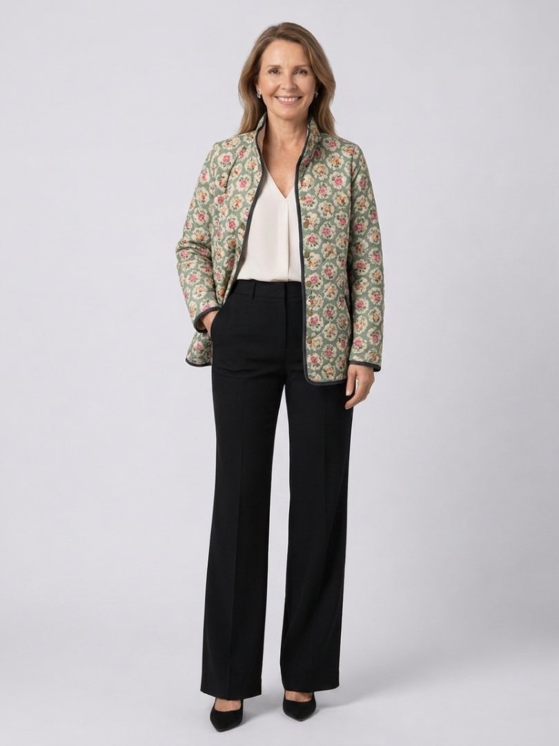 MELANIA™ | Giacca Trapuntata Arazzo Floreale