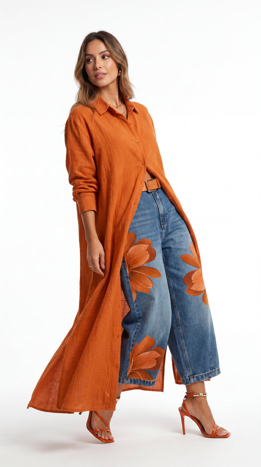 FIRENZE™ | Jeans Anchos + Camisa GRATIS