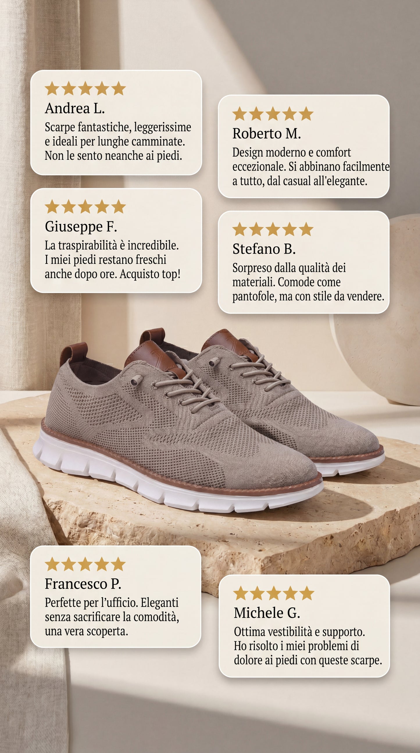 SCARPE ULTRACOMFORT™| Cachi-Bianco