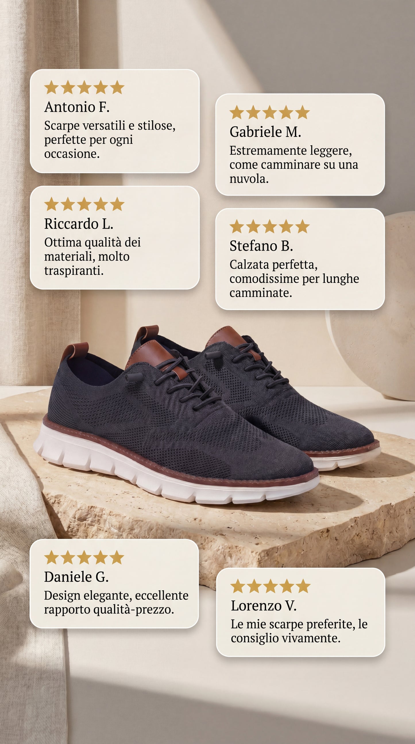 SCARPE ULTRACOMFORT™ | Nero-Bianco