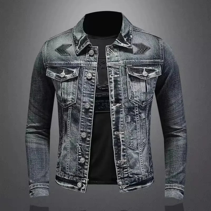 BRUNO | Giacca Denim Biker
