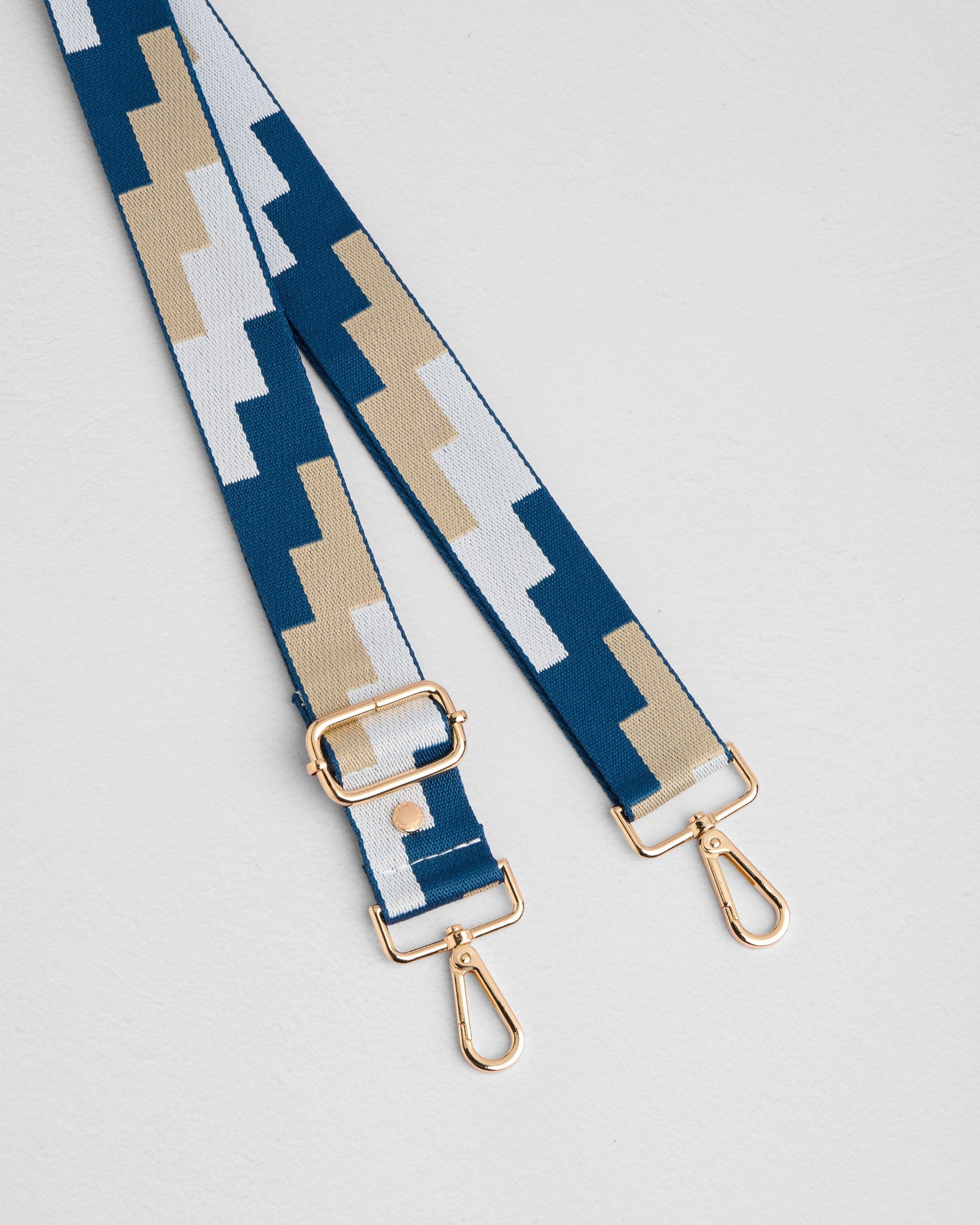 Strap Navy & Stone Geometric