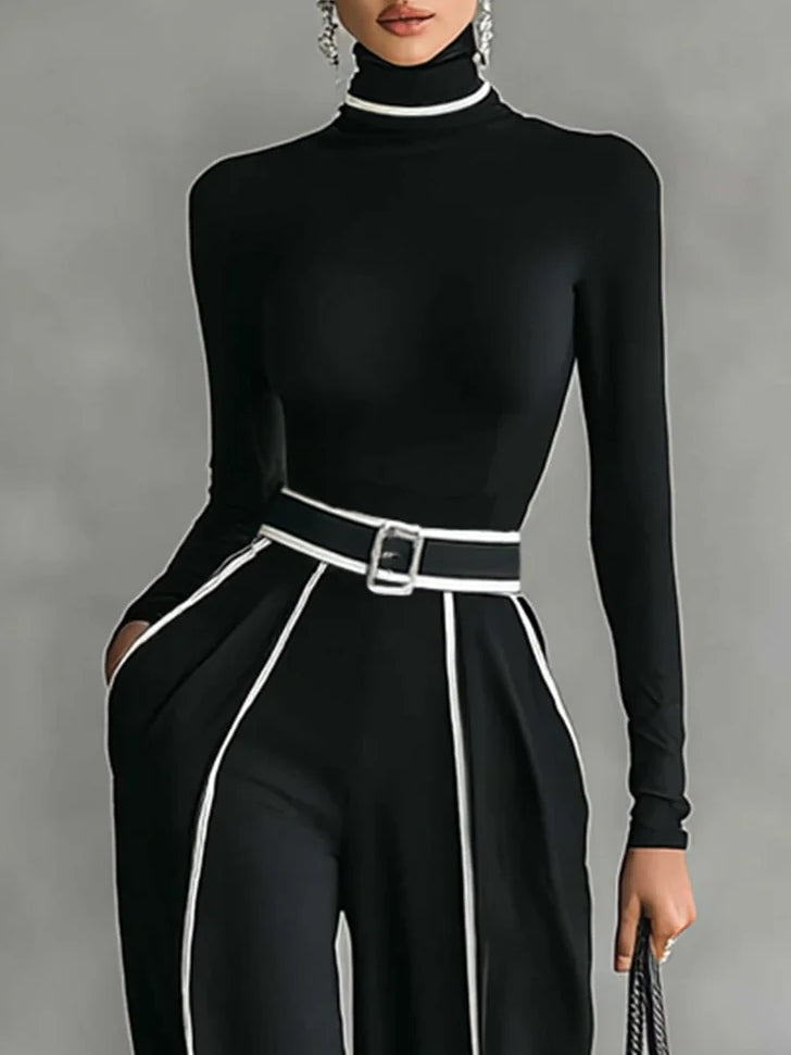GIOVANNA™ | Completo Due Pezzi con Collo Alto e Pantalone Ampio