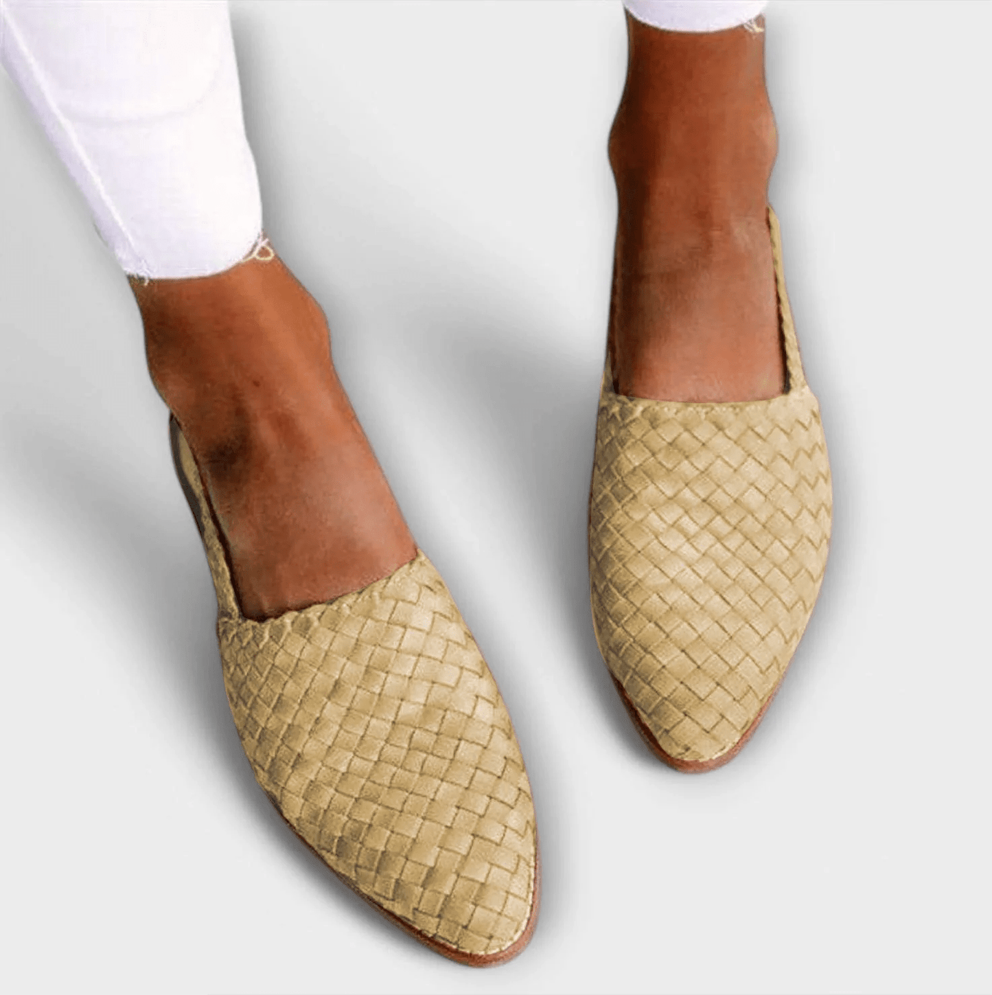GIULIA™ | Mocassino slingback intrecciato