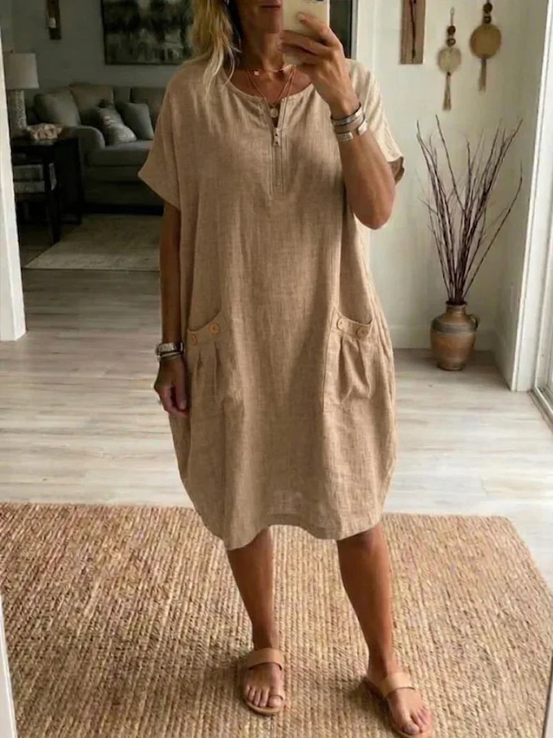 TERESA™ | VESTIDO CREMALLERA CASUAL