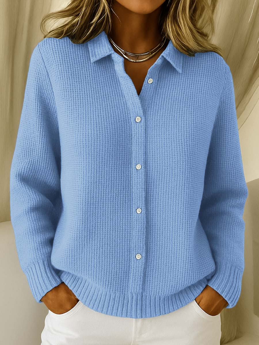 CARMELA™ | Cardigan Testurizzato con Bottoni