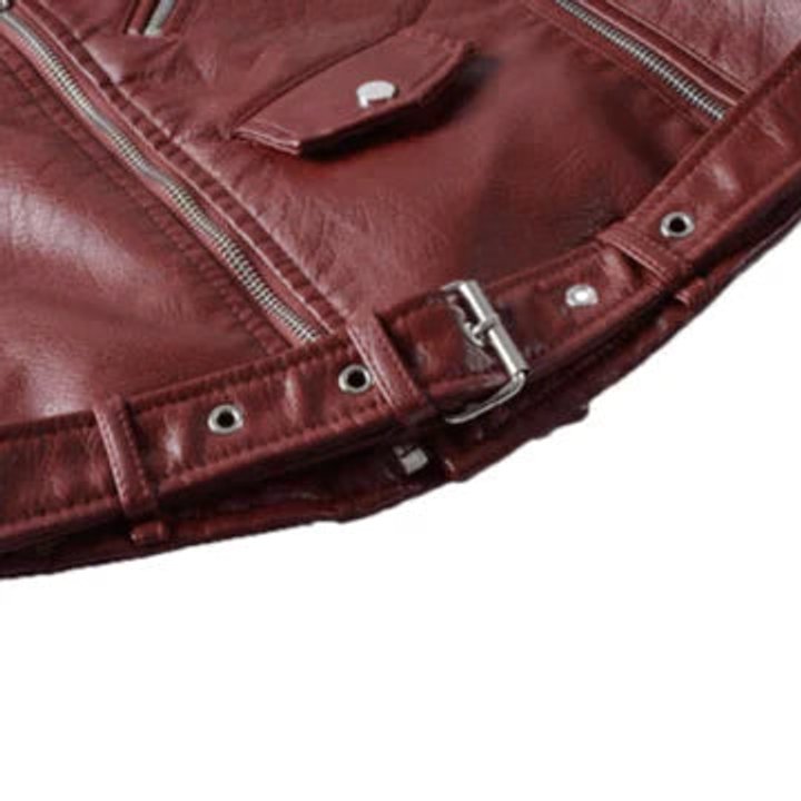 LUCILLA™ | Giacca Biker Corta con Cintura