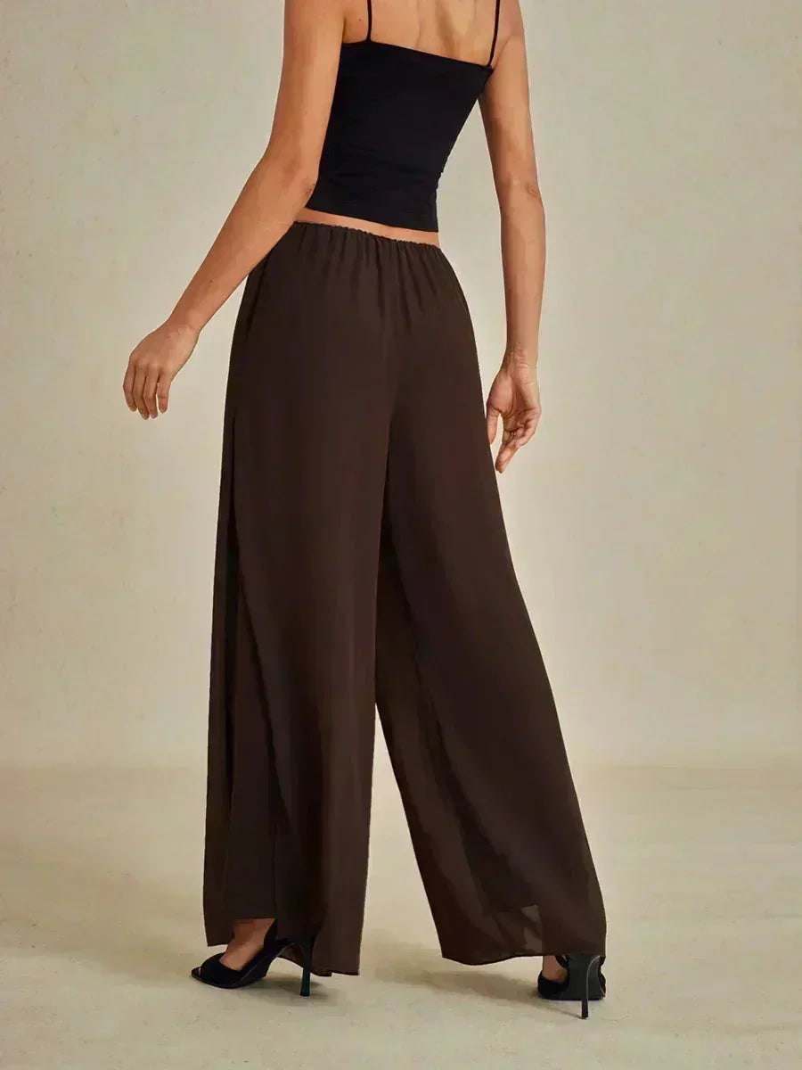 PANTALONI CARLA CHIFFON