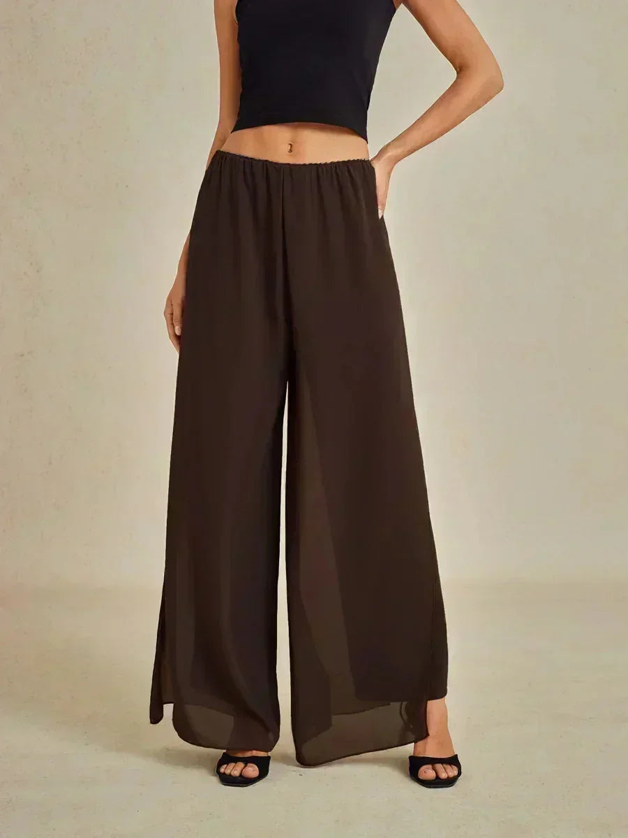PANTALONI CARLA CHIFFON