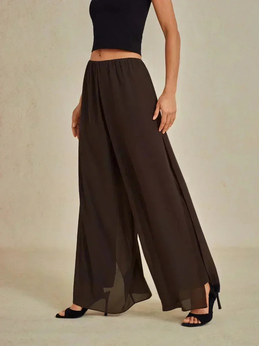 PANTALONI CARLA CHIFFON
