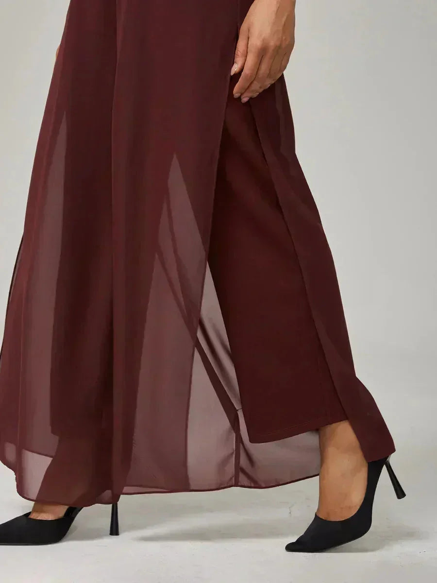 PANTALONI CARLA CHIFFON