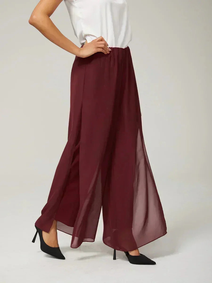 PANTALONI CARLA CHIFFON