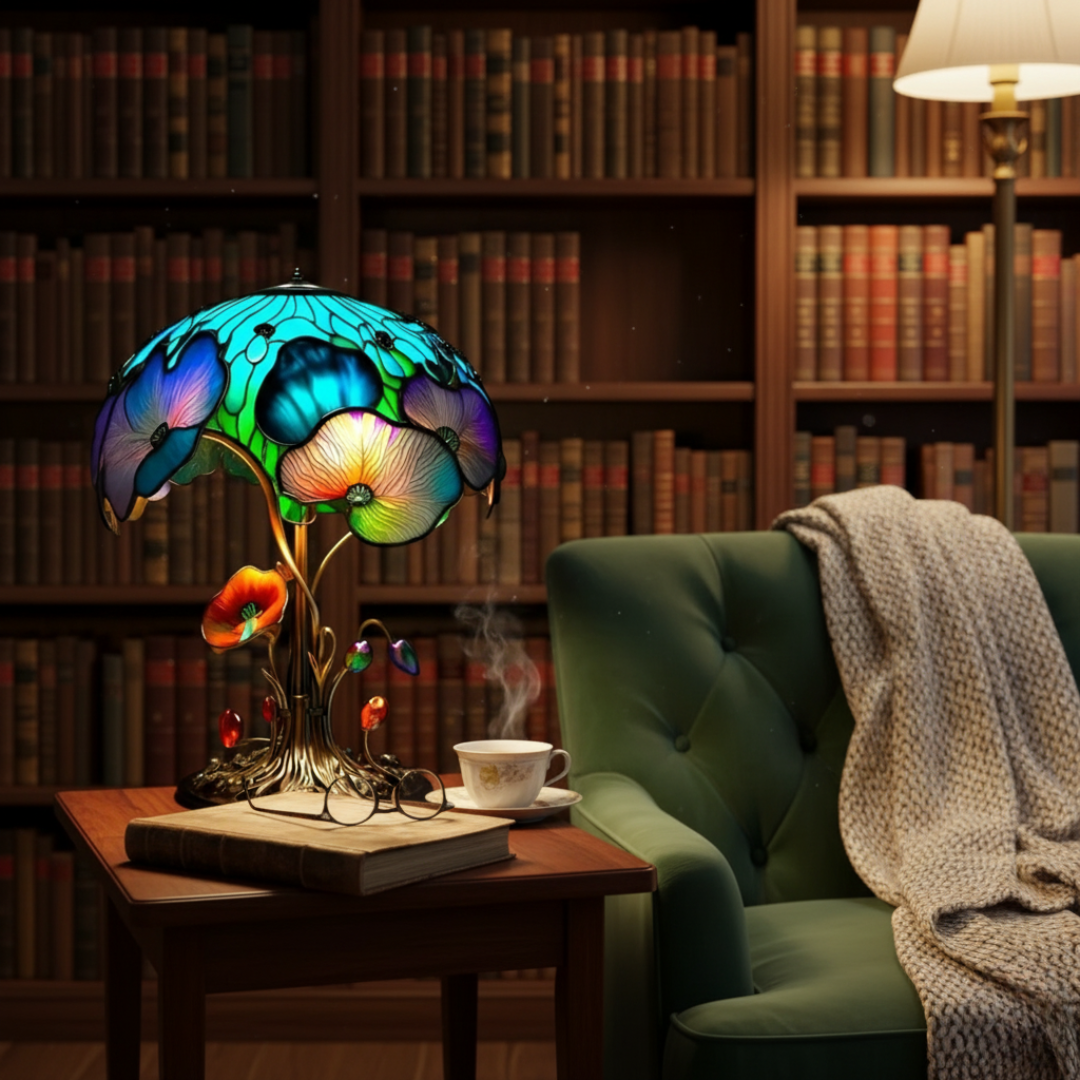 FUNGHETTO BOHO | Lampada LED Fungo Floreale