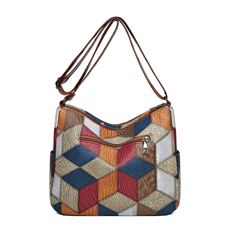 Nella | Borsa patchwork