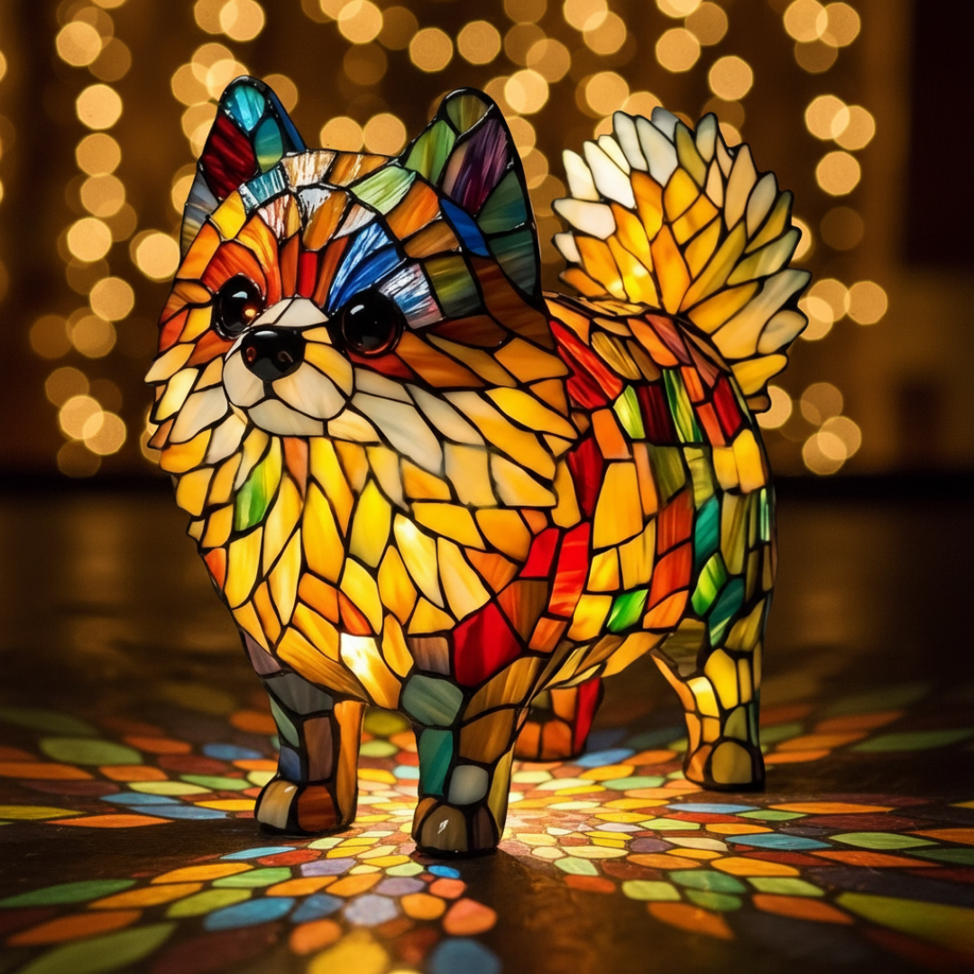 POMPEO | Lampada LED Volpino di Pomerania