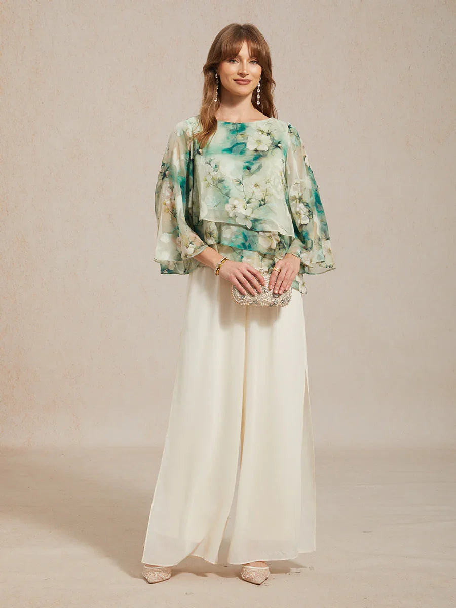 PANTALONI CARLA CHIFFON