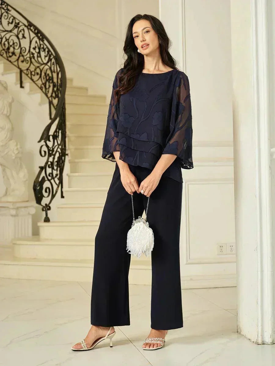 BLUSA FLOREALE IN CHIFFON