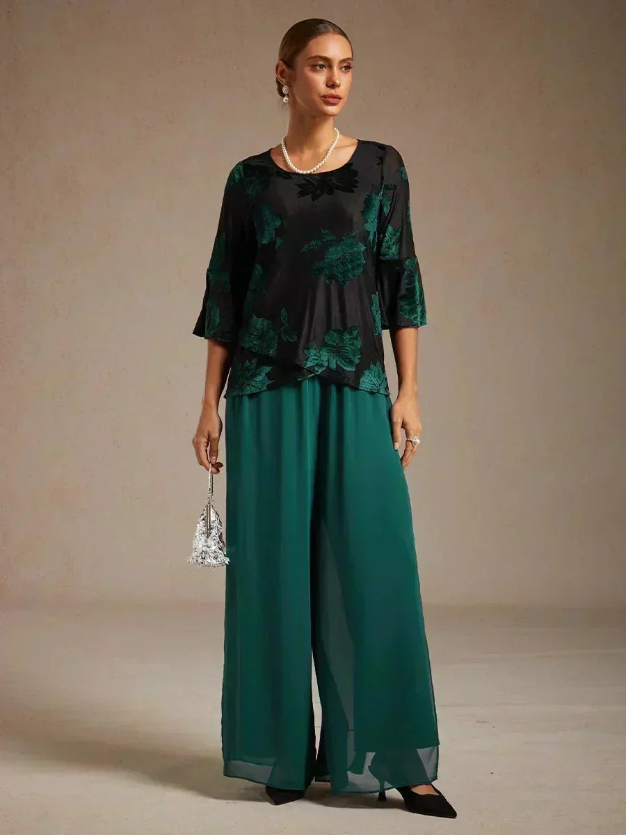 PANTALONI CARLA CHIFFON