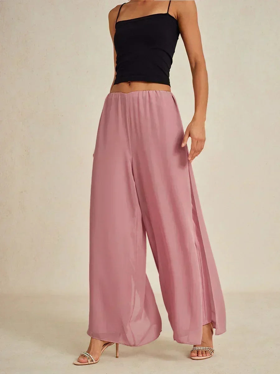 PANTALONI CARLA CHIFFON