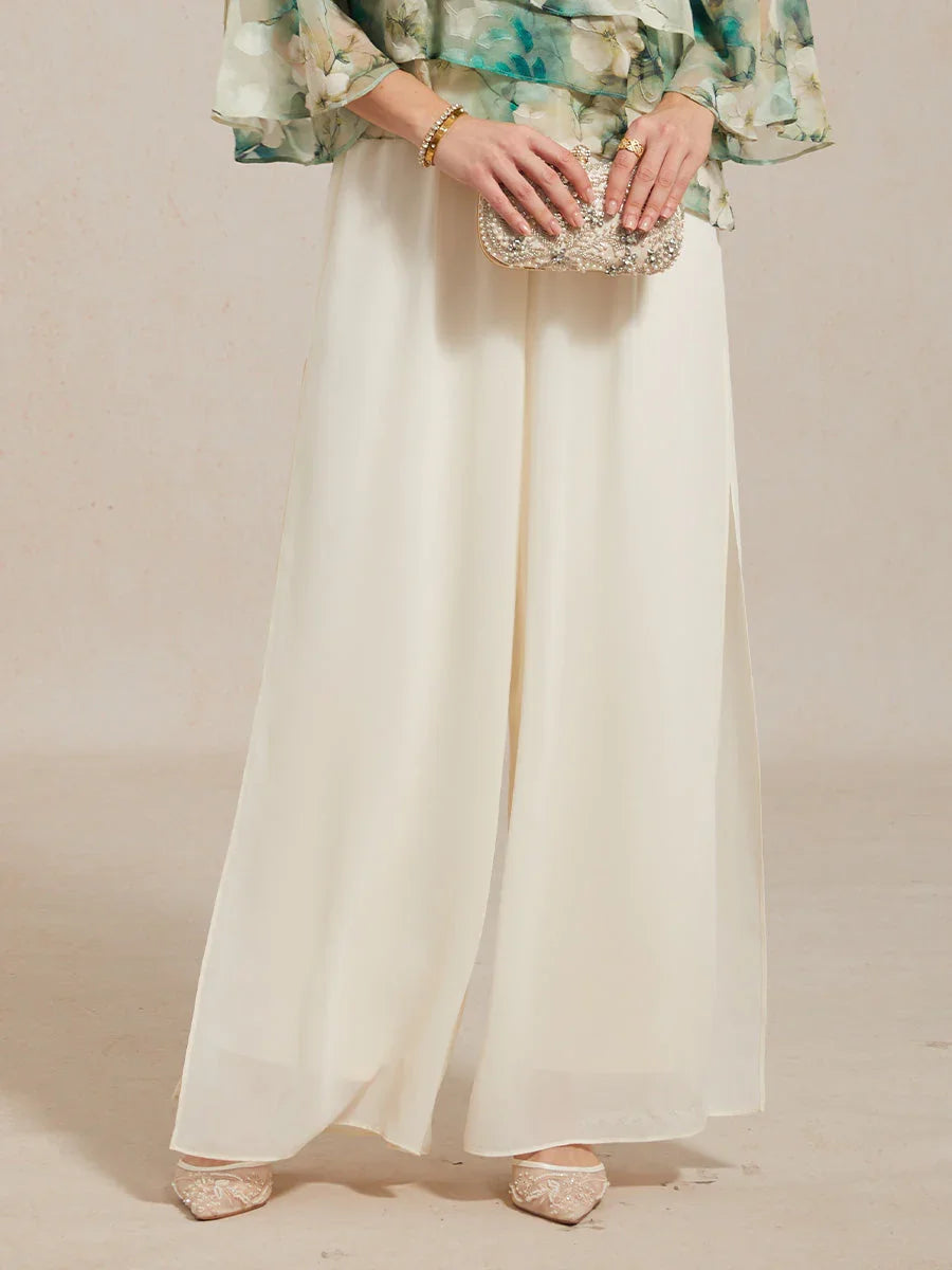 PANTALONI CARLA CHIFFON