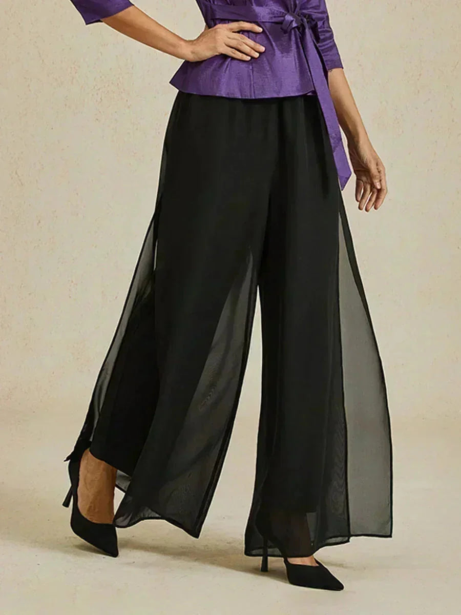PANTALONI CARLA CHIFFON