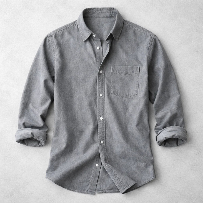 NICOLA | Camicia vintage effetto lavato