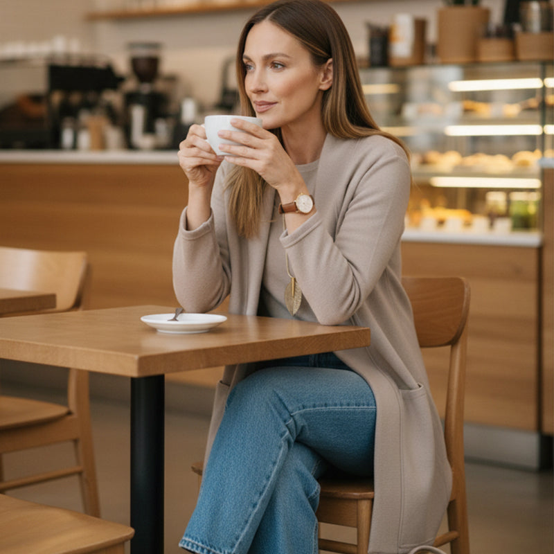 BEATRICE™ | Completo 3 Pezzi con Cardigan Lungo