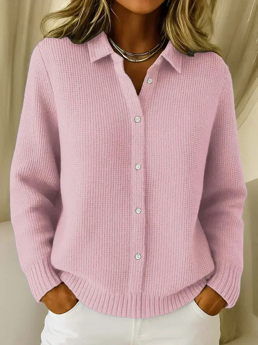 CARMELA™ | Cardigan Testurizzato con Bottoni