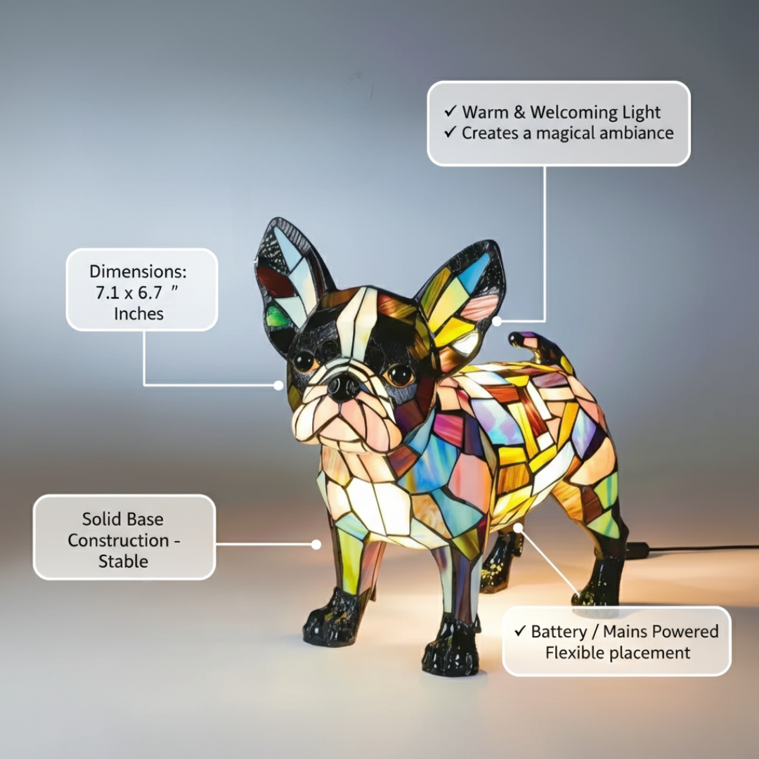 BOSTON | Lampada LED Boston Terrier