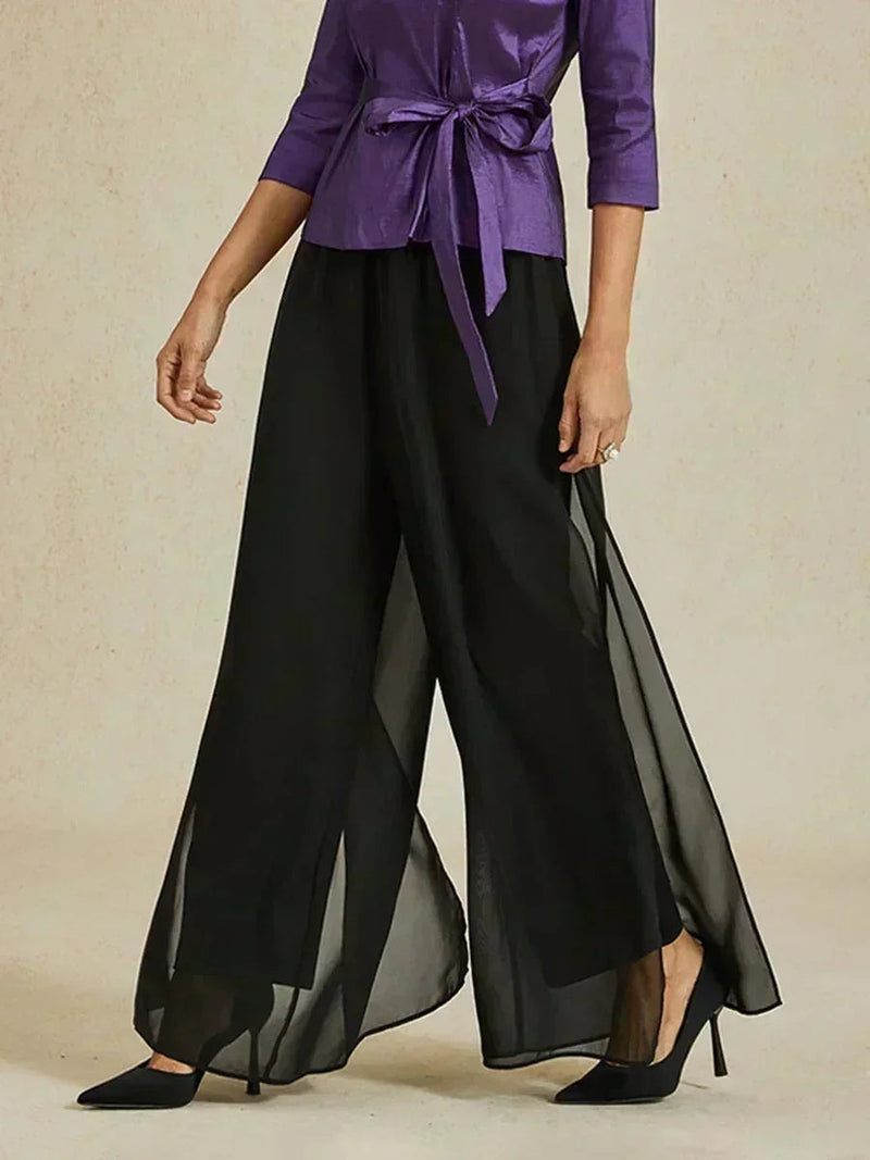 PANTALONI CARLA CHIFFON