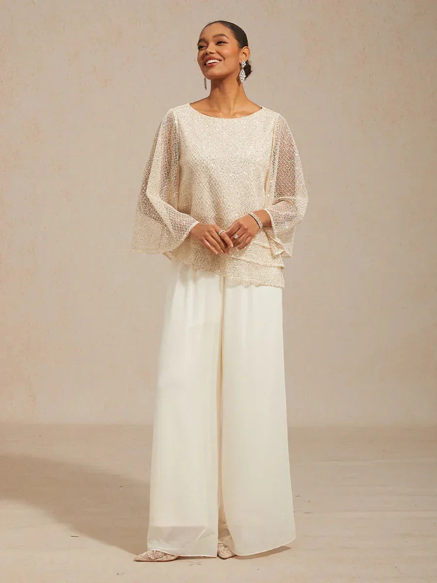 PANTALONI CARLA CHIFFON