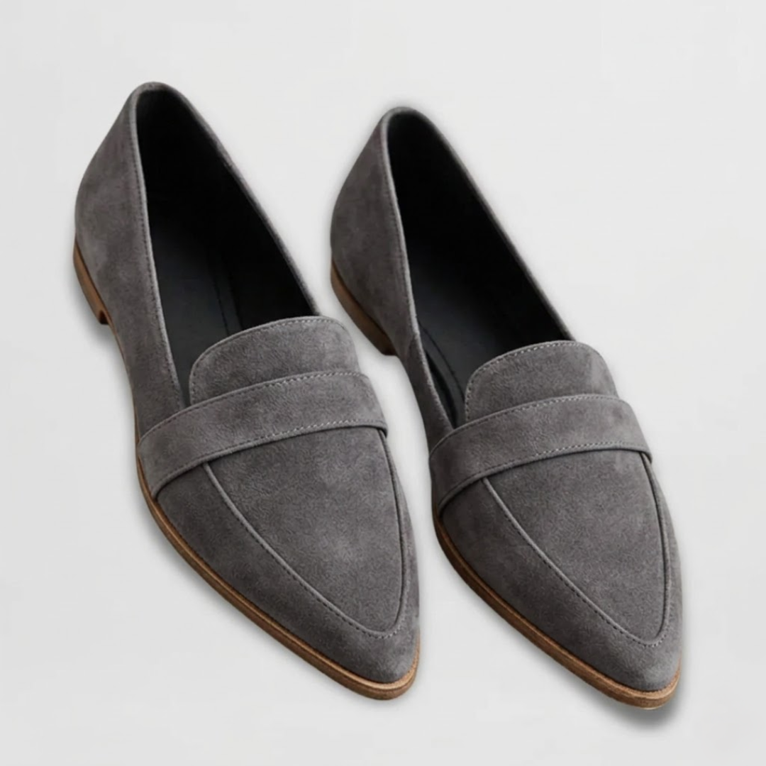 SILVIA™ | Mocassino comfort in camoscio