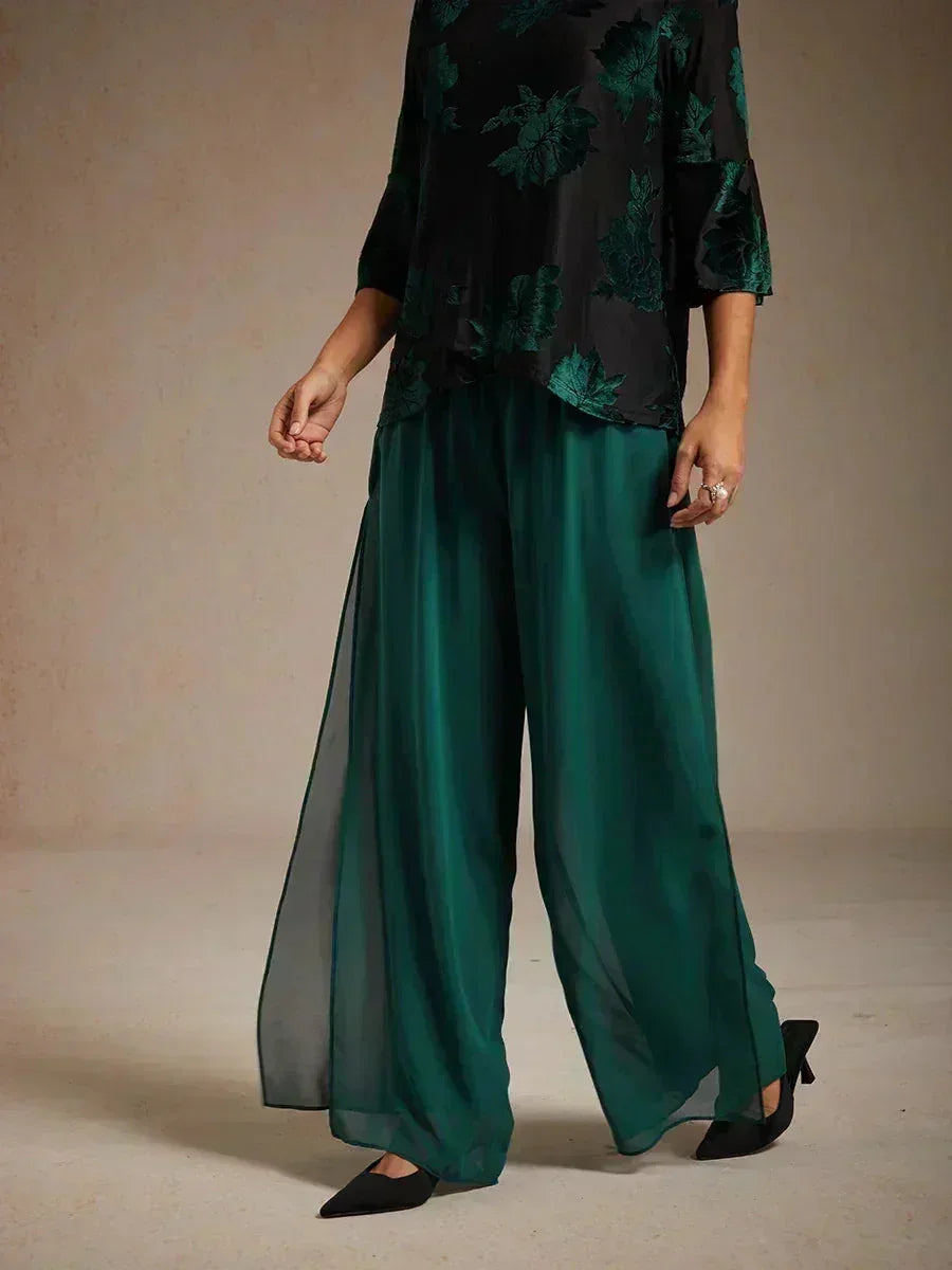 PANTALONI CARLA CHIFFON