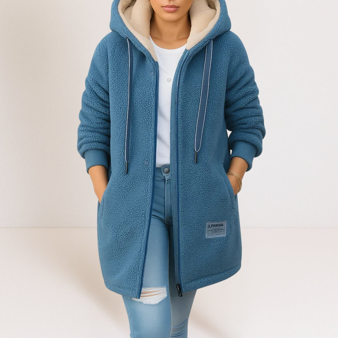 LEONORA™ | Giacca con Cappuccio e Zip Intera