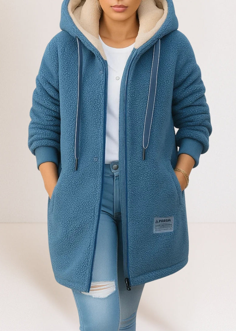 LEONORA™ | Giacca con Cappuccio e Zip Intera