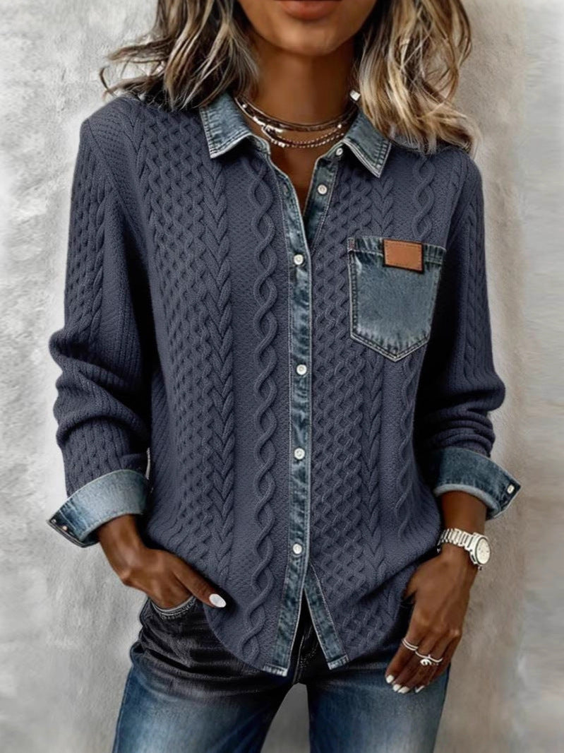 DOMENICA™ | Camicia in Maglia a Trecce