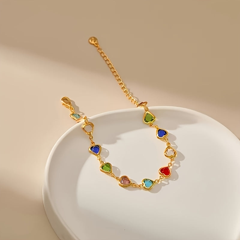 SEVERINA | Bracciale Unico a Forma di Cuore