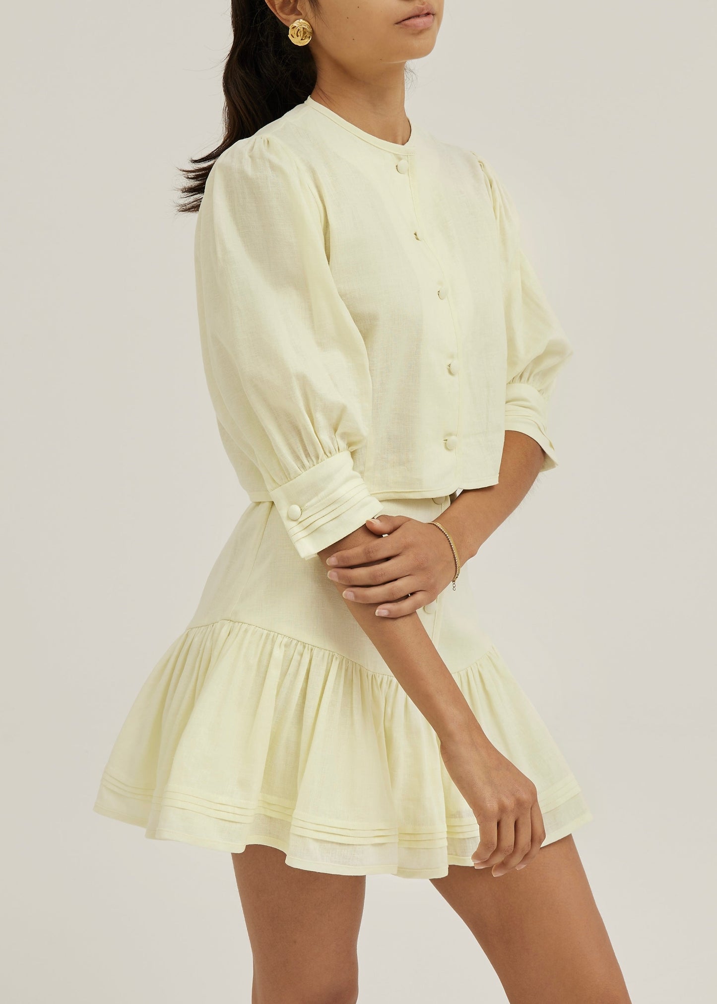 GONNA PANTALONE LANEY™ | Limone Pastello
