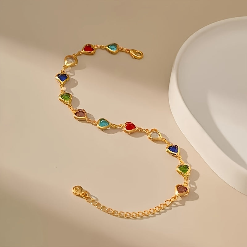 SEVERINA | Bracciale Unico a Forma di Cuore