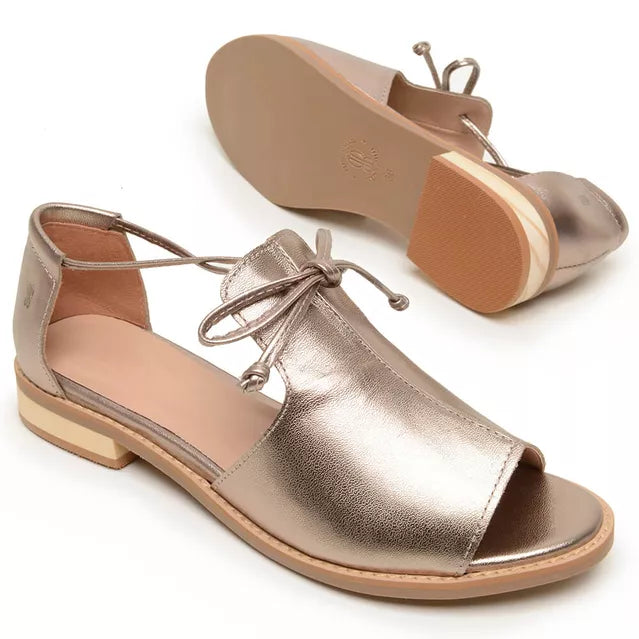 VITTORIA RICCI™ | Sandali in pelle metallizzata