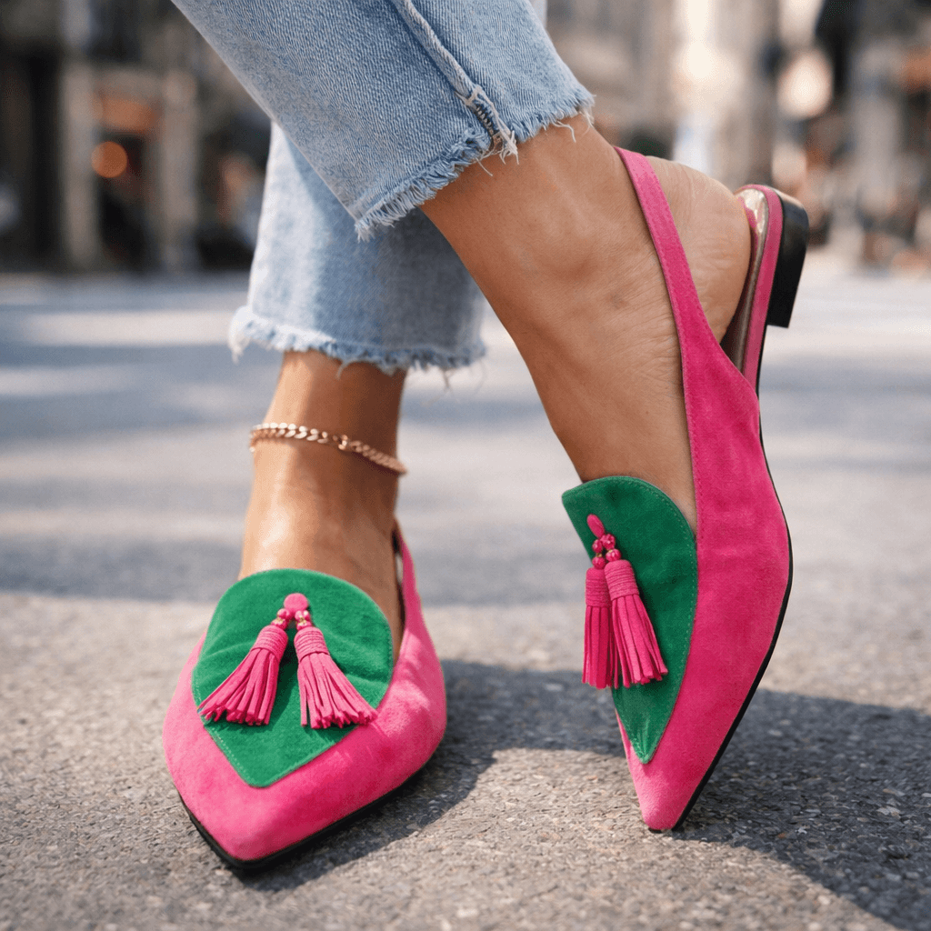 CAMILLA™ | Sandali colorati con nappine
