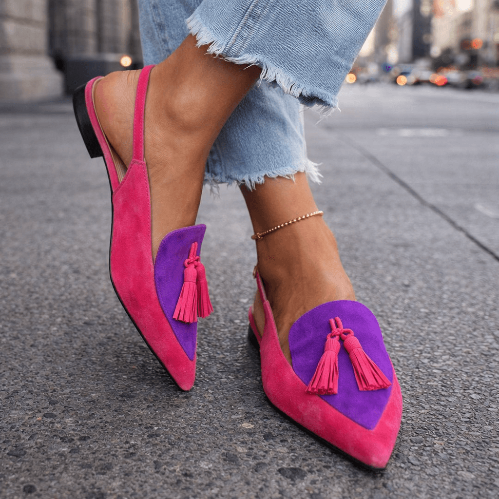 CAMILLA™ | Sandali colorati con nappine