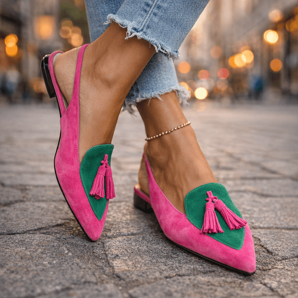 CAMILLA™ | Sandali colorati con nappine