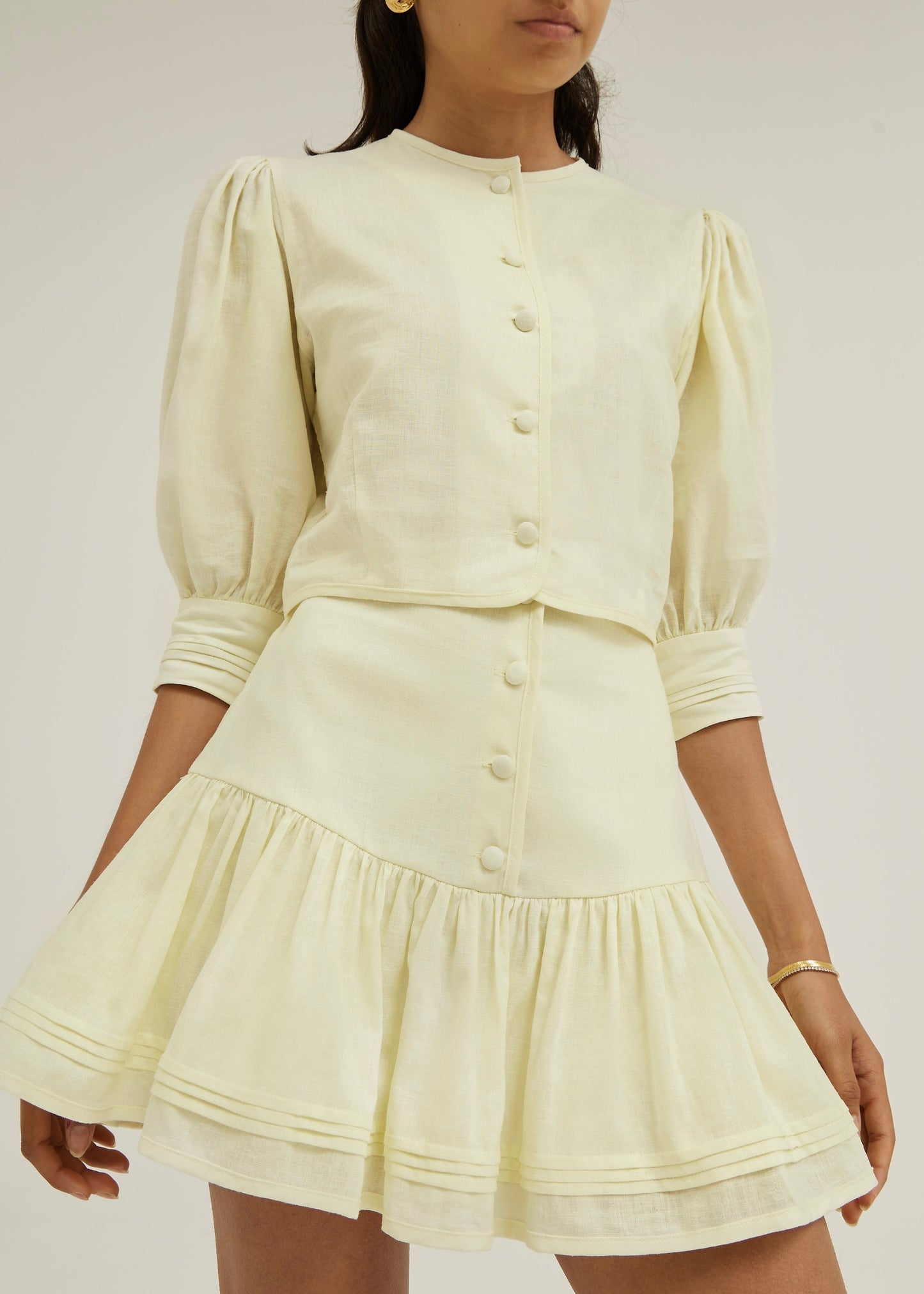 GONNA PANTALONE LANEY™ | Limone Pastello