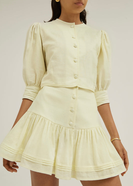 GONNA PANTALONE LANEY™ | Limone Pastello