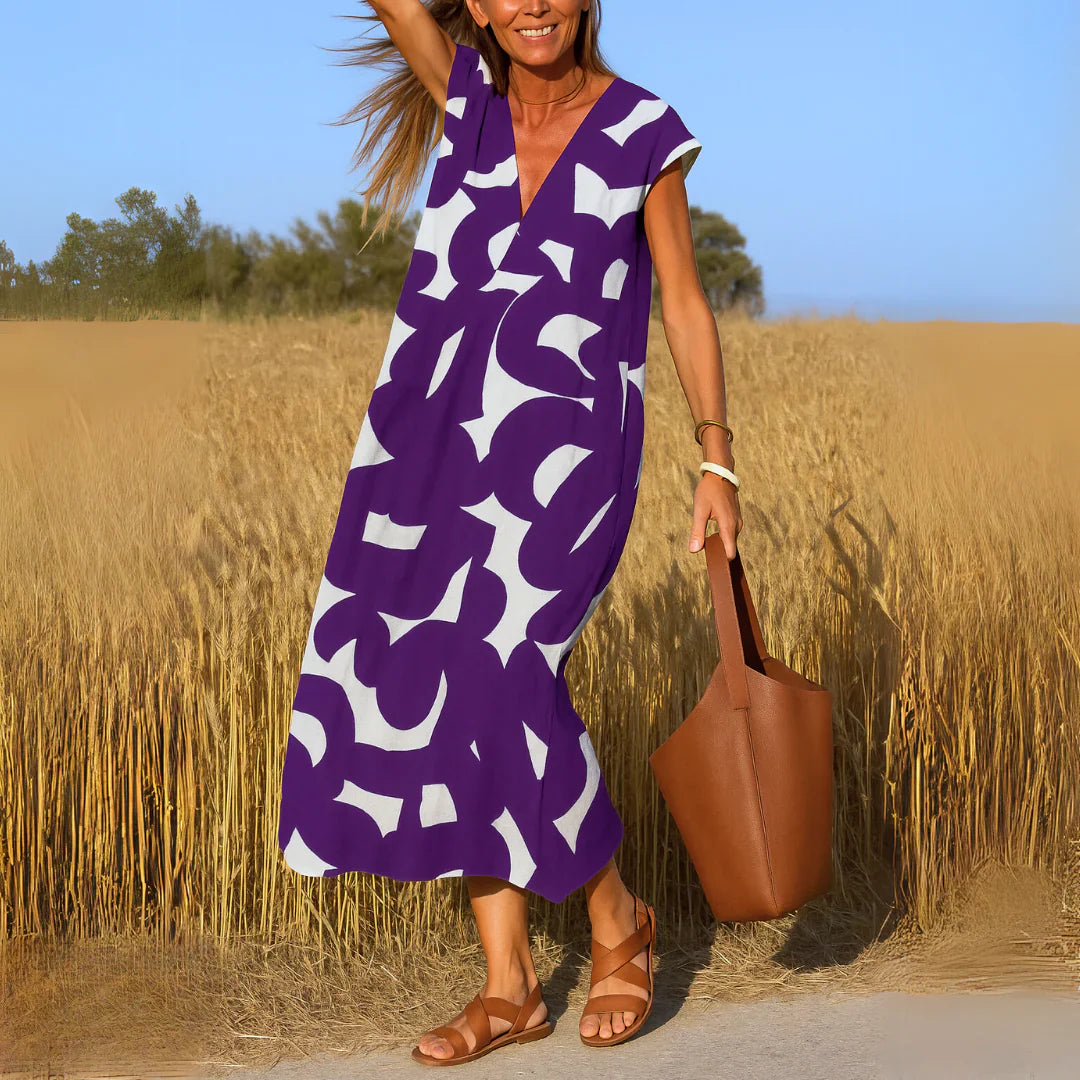 VALERIA™ | ELEGANT FLOWY DRESS