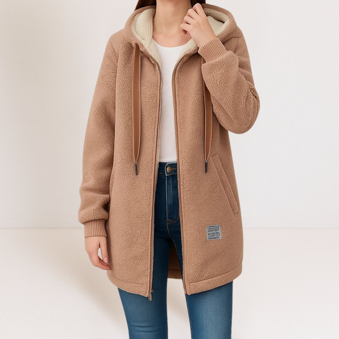 LEONORA™ | Giacca con Cappuccio e Zip Intera