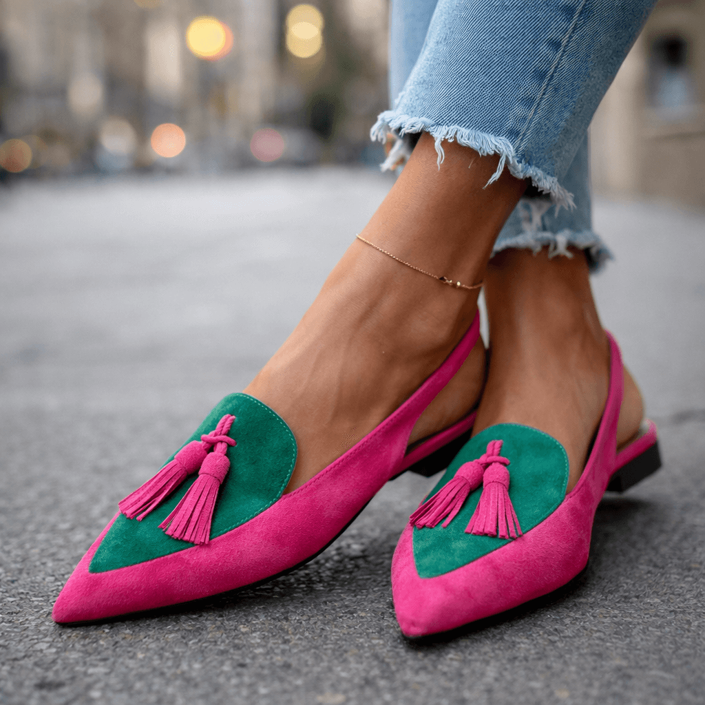 CAMILLA™ | Sandali colorati con nappine