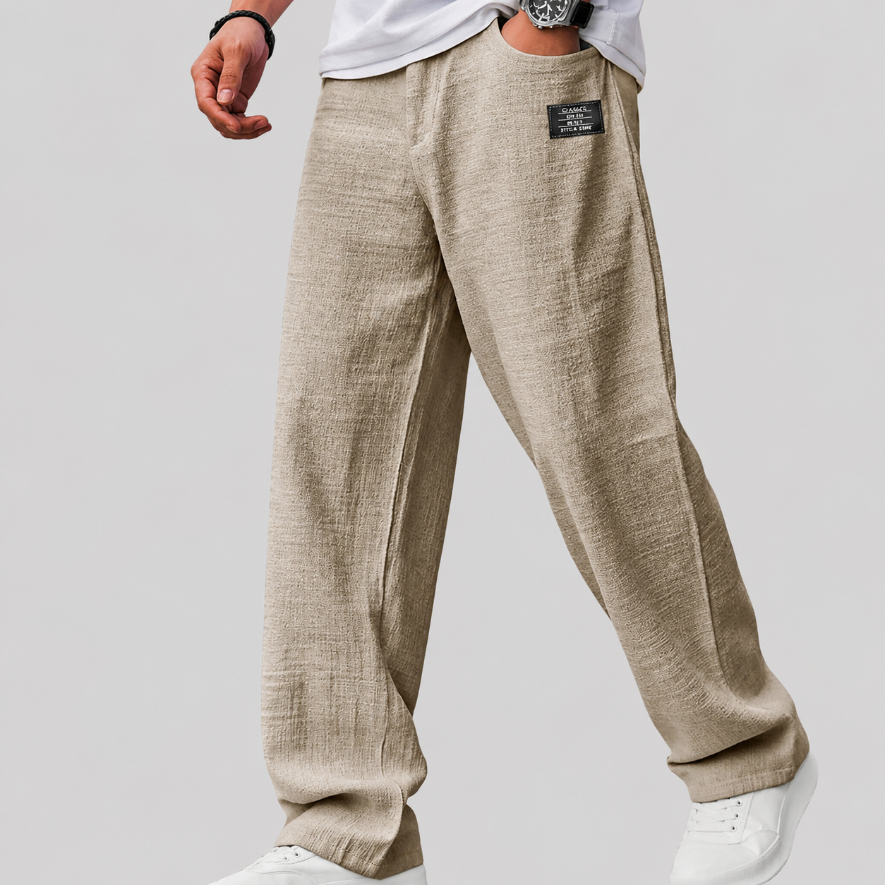 MARCO™ | Pantaloni Casual in Lino