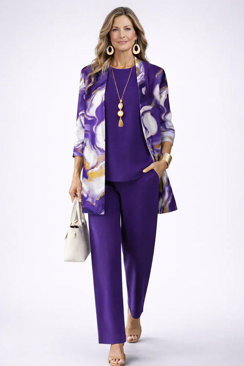 VIOLETTA | Completo 3 Pezzi Eleganza Classica